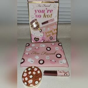 Too Faced You’re So Hot Bronzer and Lip Gloss Set NWT